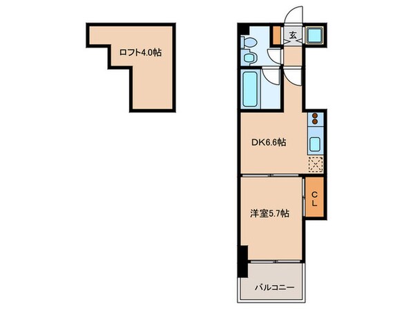 Ts square天神橋の物件間取画像